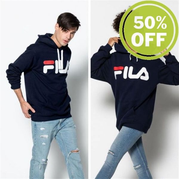 Fila Mikiny Damske Modre - Classic Logo Hood Dark Vypredaj - Slovakia 17056-IRGP